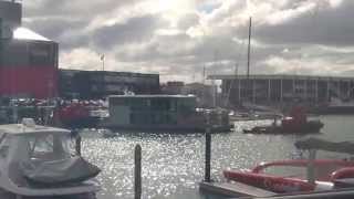 Viaduct Officeboat Moves To Wynyard Wharf