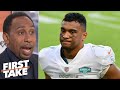 First Take | My God! Tua is coming! Stephen A. reacts to Dolphins dominate Cardinals HD