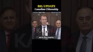 🚨 BIG UPDATE Immigration Minister Marc Miller announced they had introduced new Canadian citizenship