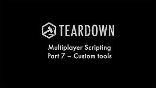 Multiplayer Scripting Part 7 - Custom tools