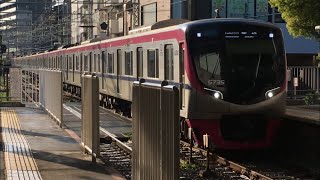 (088)音量注意　京王5000系東府中駅高速通過