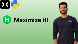 HackerRank Maximize It! Python Solution | HackerRank | Problem Solving | Interview