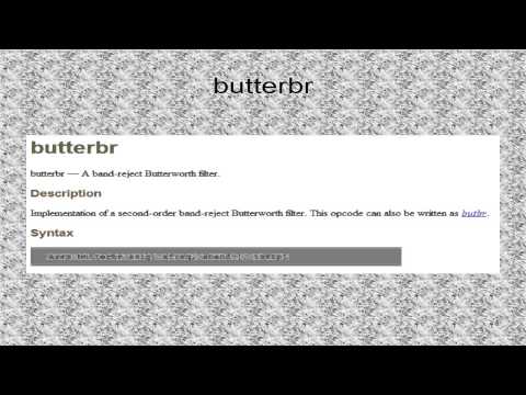 Tutorial 25. Filtered Noise Tutorial 25. Filtered Noise