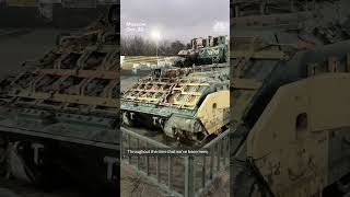 New war exhibition in Russia displays battered U.S. tanks taken from Ukrainian frontlines
