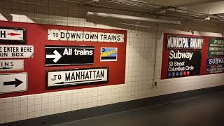 NYC TRANSIT MUSEUM  VINTAGE SIGNAGE GALLERY  2023 IRT BMT IND PART 2