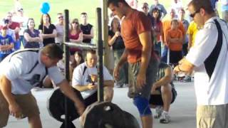 Wisconsin Strongman Adam 300lb. Atlas Stone