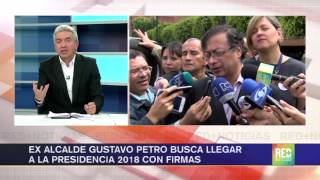 RED+ | EX alcalde Gustavo Petro busca llegar  a la presidencia 2018 con firmas