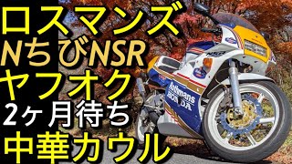 (ヤフオク中華カウル買った)Nちび￼NSRロスマンズ｢出品者ごめんなさい｣2ヶ月待ち(現品限りの謎)週末クーポン使いたい