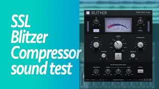 SSL Blitzer plugin sound test