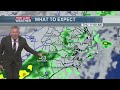 jim’s first alert forecast warmer but still wet on thursday