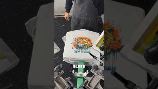 CMYK Screen Printing 🦁❤️ #screenprinting #cmyk #beginners #howto