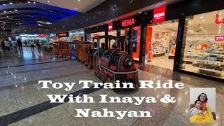 Toy Train Ride | Toy Train Ride with Inaya \u0026 Nahyan | Kids Fun Time