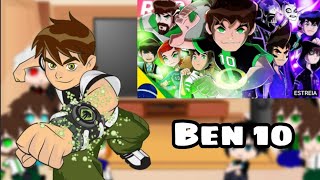 TODOS OS BENS 10 + Gwen react (Rap do Ben 10 (Omniverse) - NÃO HAVIA MAIS O BEN _ IRON MASTER)GACHA