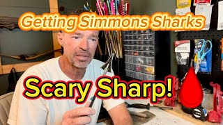 How To Get Simmons Shark Broadheads Scary Sharp!