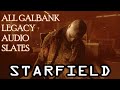 Starfield - All 13 Legacy Crew & Jasper Kryx Recordings (