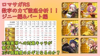 【ロマサガRS】「ジニー編\u0026バートランド編」を数字の力で徹底分析！