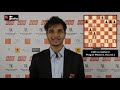 vidit gujrathi after beating boris gelfand at the prague masters 2019