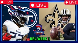 Tennessee Titans vs New Orleans Saints Live Stream Watch Party | 2023 NFL Week 1 Full Game Reaction