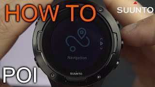 How to add POI on Suunto 5 Watch