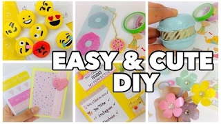 DIY School supplies!6 Easy DIY crafts for back to school