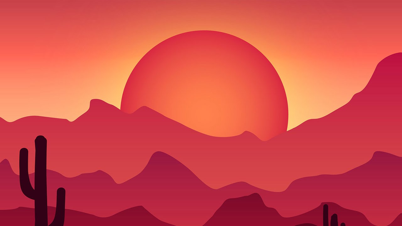 [Tutorial Link] How To Create A Colorful Vector Landscape Illustration ...