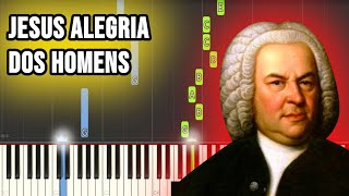 How to play: Johann Sebastian Bach - Jesus Alegria Dos Homens | Piano Tutorial