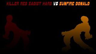 [WinMUGEN] Killer Red Sadist Hard vs Sunfire Donald (1p)