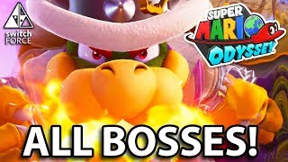 Super Mario Odyssey ALL BOSSES! (Every Boss Battle Gameplay)