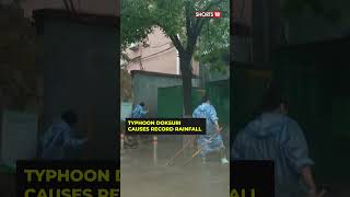 Shorts | Extreme Rain In Beijing After Typhoon Turns Roads Into Rivers, Kills Two | English News