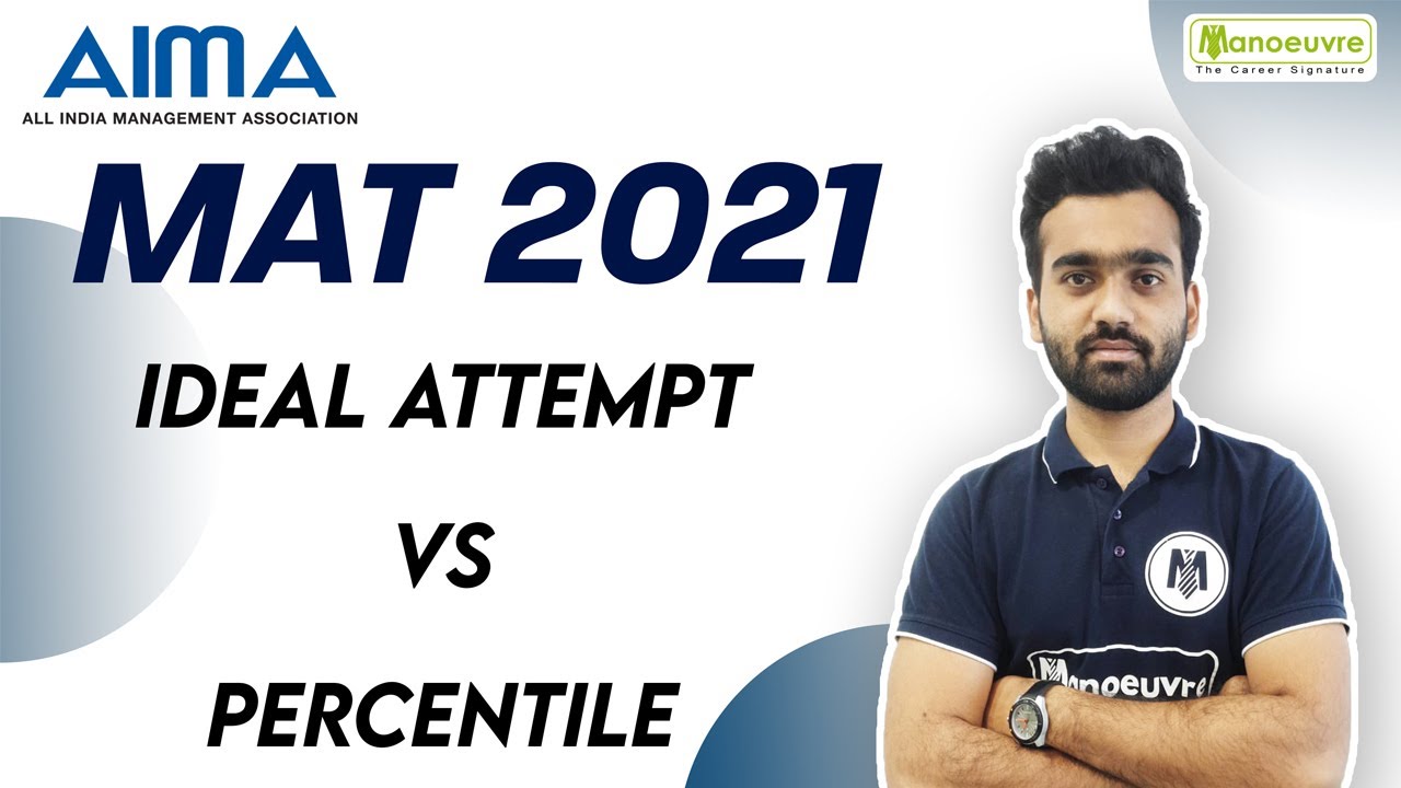 AIMA MAT 2021 I IDEAL ATTEMPT VS PERCENTILE. - YouTube