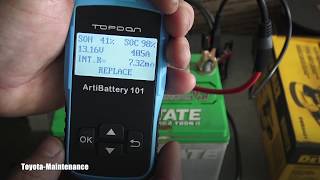 How to test a car battery - most precise way