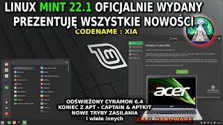 Wszystkie nowości w Linux Mint 22.1 Prezentacja na laptopie Acer Aspire 5. Nowy wygląd Cinnamon 6.4