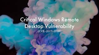 Windows RDP Vulnerability (CVE-2019-0708)