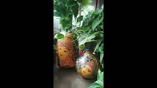 #Shorts  ചെറിയ ബാൽക്കണി ഗാർഡൻ/My Small Balcony #garden/Pot Paintings/Salu koshy #shorts