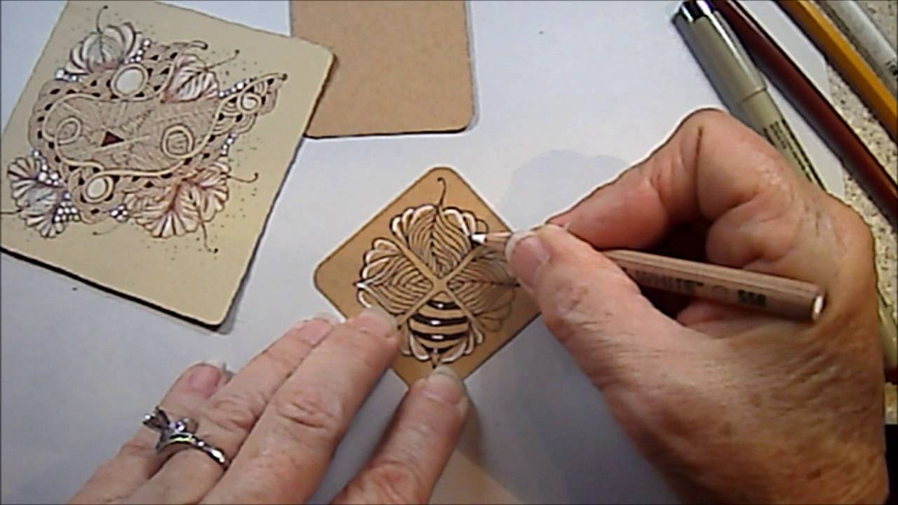 4rosie Tangle Pattern Lesson 103 Youtube