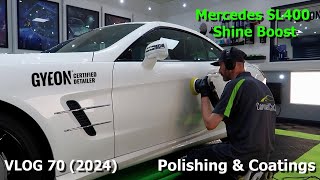 Mercedes SL400 Shine Boost: Professional Detail & Ceramic Coating Transformation #gyeon