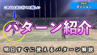 【ソフトテニス】前衛のサーブレシーブからのパターン解説