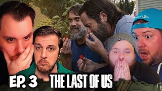 4 Grown Men Cry to The Last of Us Episode 3 | Group Reaction
