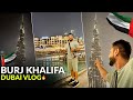 Burj Khalifa 🇦🇪 | Night Fountain Show | Dubai Vlogs | Dubai Burj Khalifa