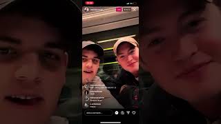 KIT AND TOBIE’S LIVE LMAO😭😭 #kitconnor #tobie #heartstopper #instagramlive #shorts #funny #fyp #ha