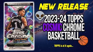 New Product CASE HIT!? Coming right up! *2023-24 Topps Cosmic Chrome Basketball Hobby Box Review*