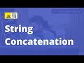 String Concatenation | JavaScript Course for Beginners