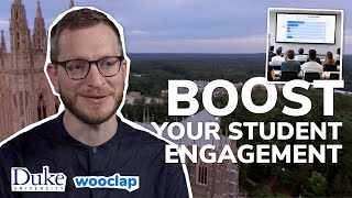 Boost Student Engagement with Wooclap