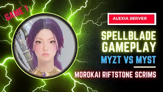 MYST VS MYZT | Game 1 Morokai Riftstone Raw Video | Spellblade Gameplay (No Audio)