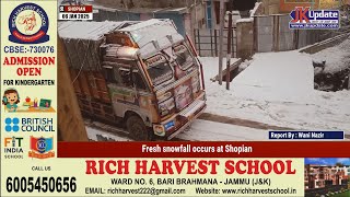 Fresh snowfall occurs at Shopian