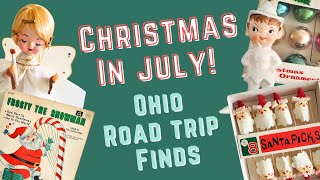 SANTA CAME EARLY! Amazing Vintage Christmas Finds in July!