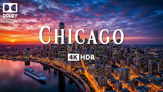 CHICAGO 4K ULTRA HD [60FPS] • Aerial Journey Over the Iconic Windy City with Inspiring Music