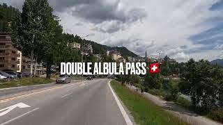 Double Albula Pass climb on TTbike