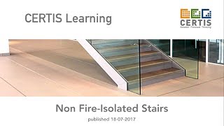 Non Fire Isolated Stairs