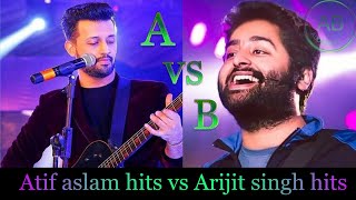 Best Of Arijit Singh VS BEST OF ATIF ASLAM SONGS l Latest Bollywood  Romantic Hindi  Audio Jukebox